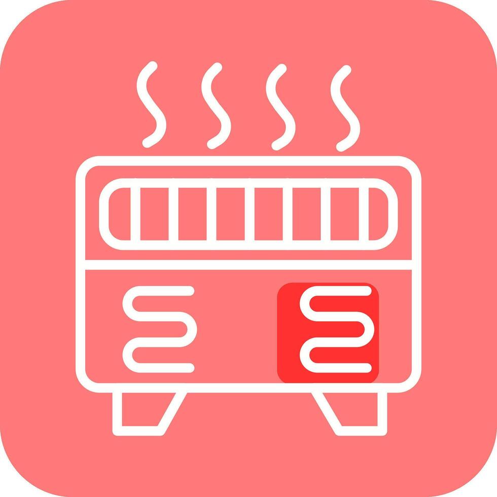 Convection Heater Vector Icon