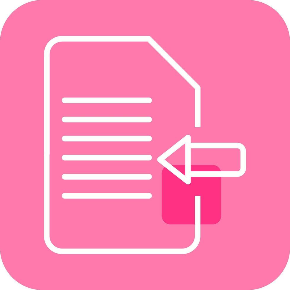 Import Document Vector Icon