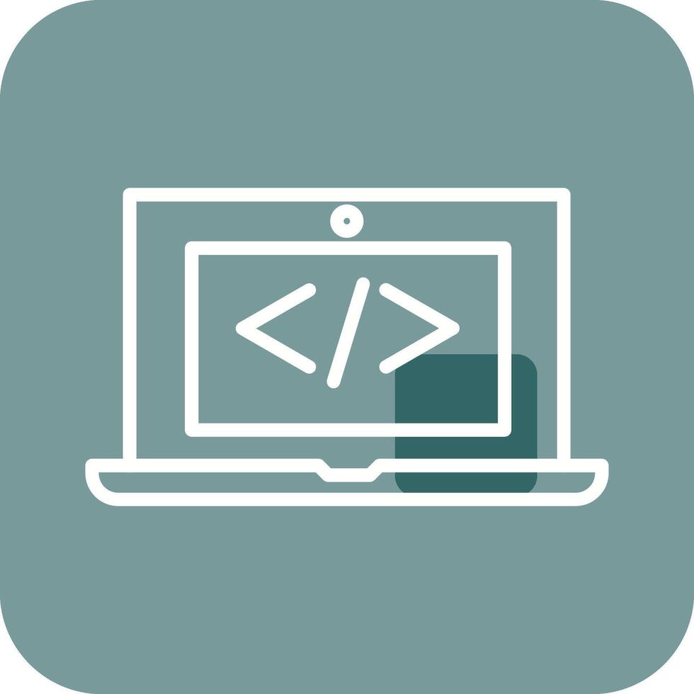 Coding Computer Vector Icon