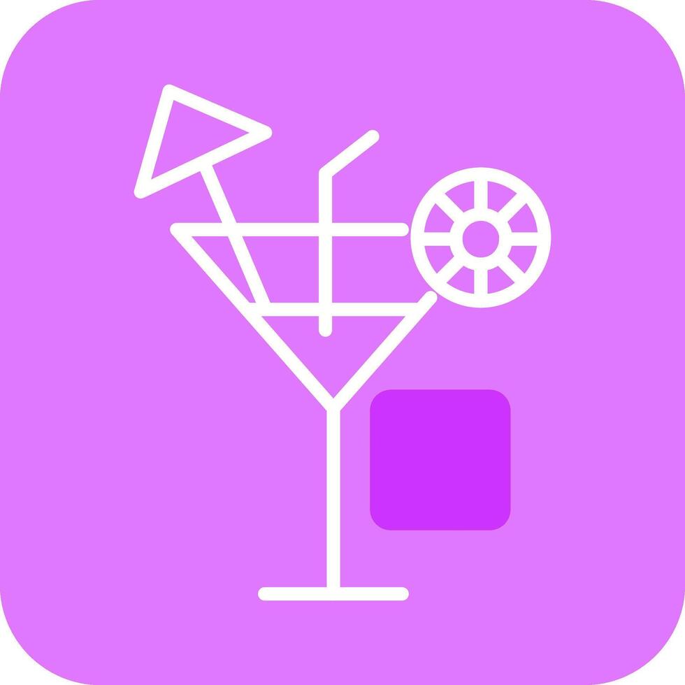 Cocktail Vector Icon