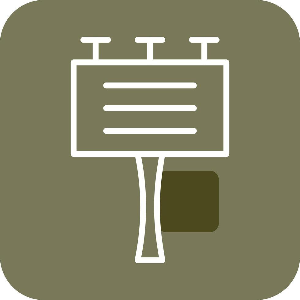 Signboard Vector Icon
