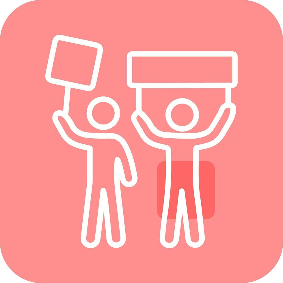 Protester Vector Icon