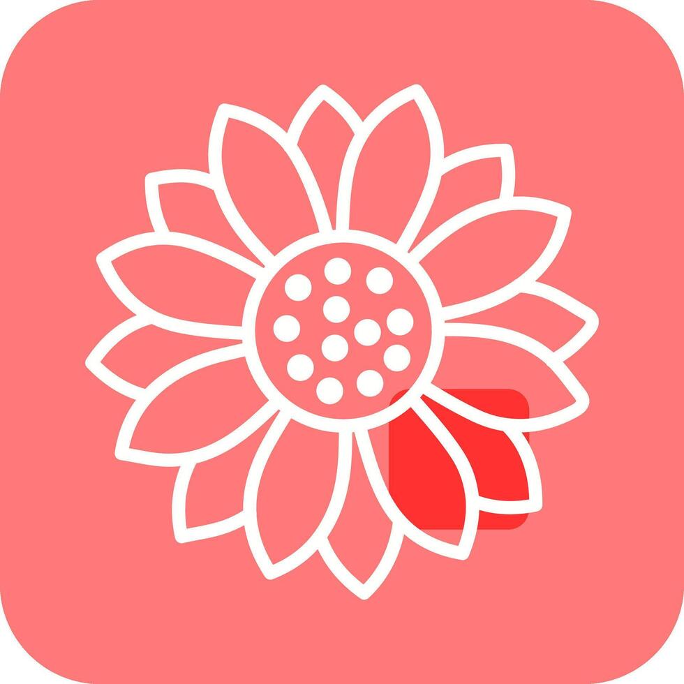 Sunflower Vector Icon