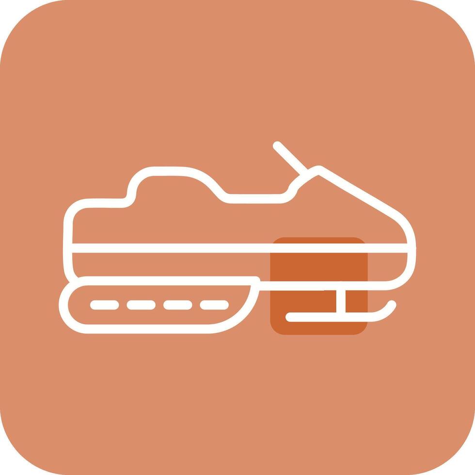 Snowmobile Vector Icon