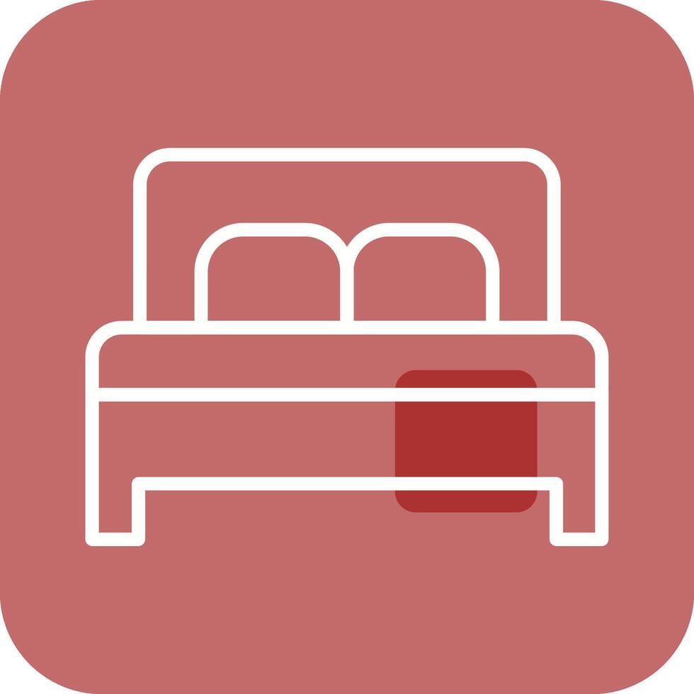 Double Bed II Vector Icon