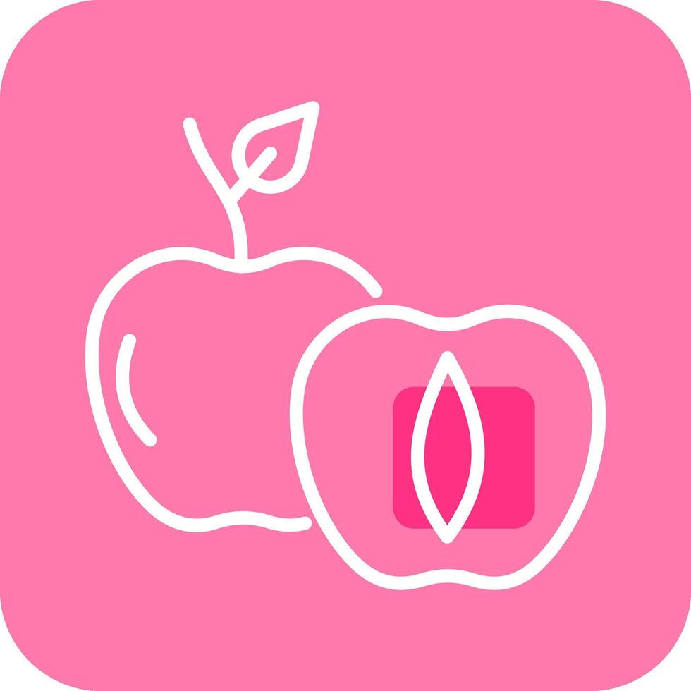 Apricot Vector Icon