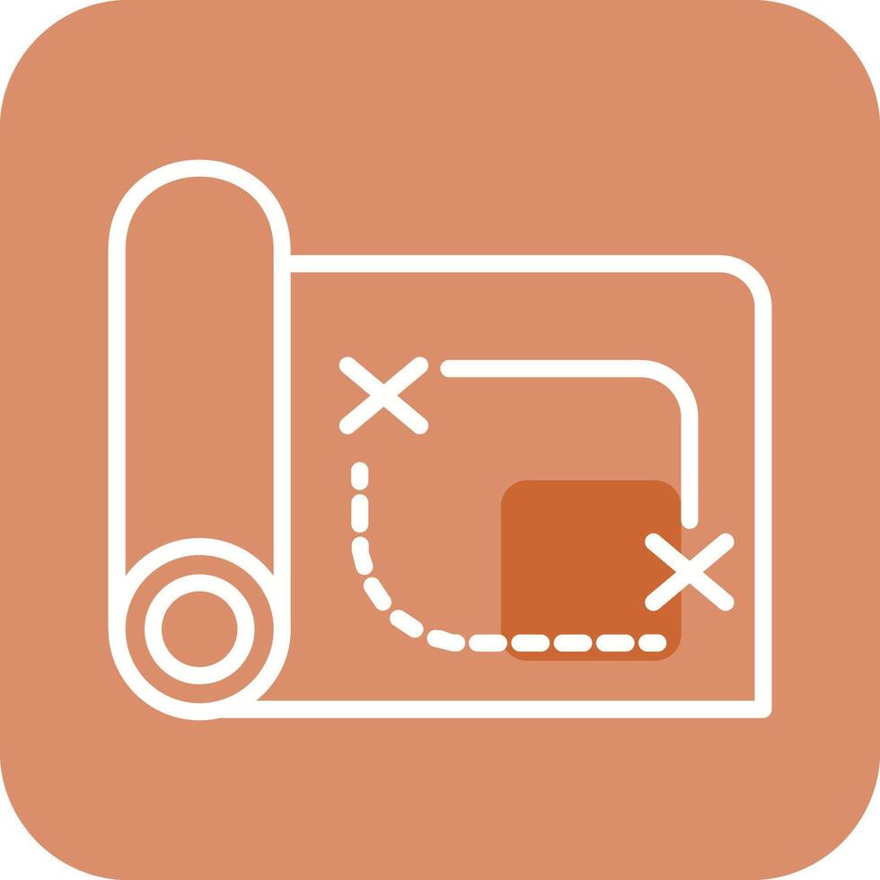 Pirate Map Vector Icon