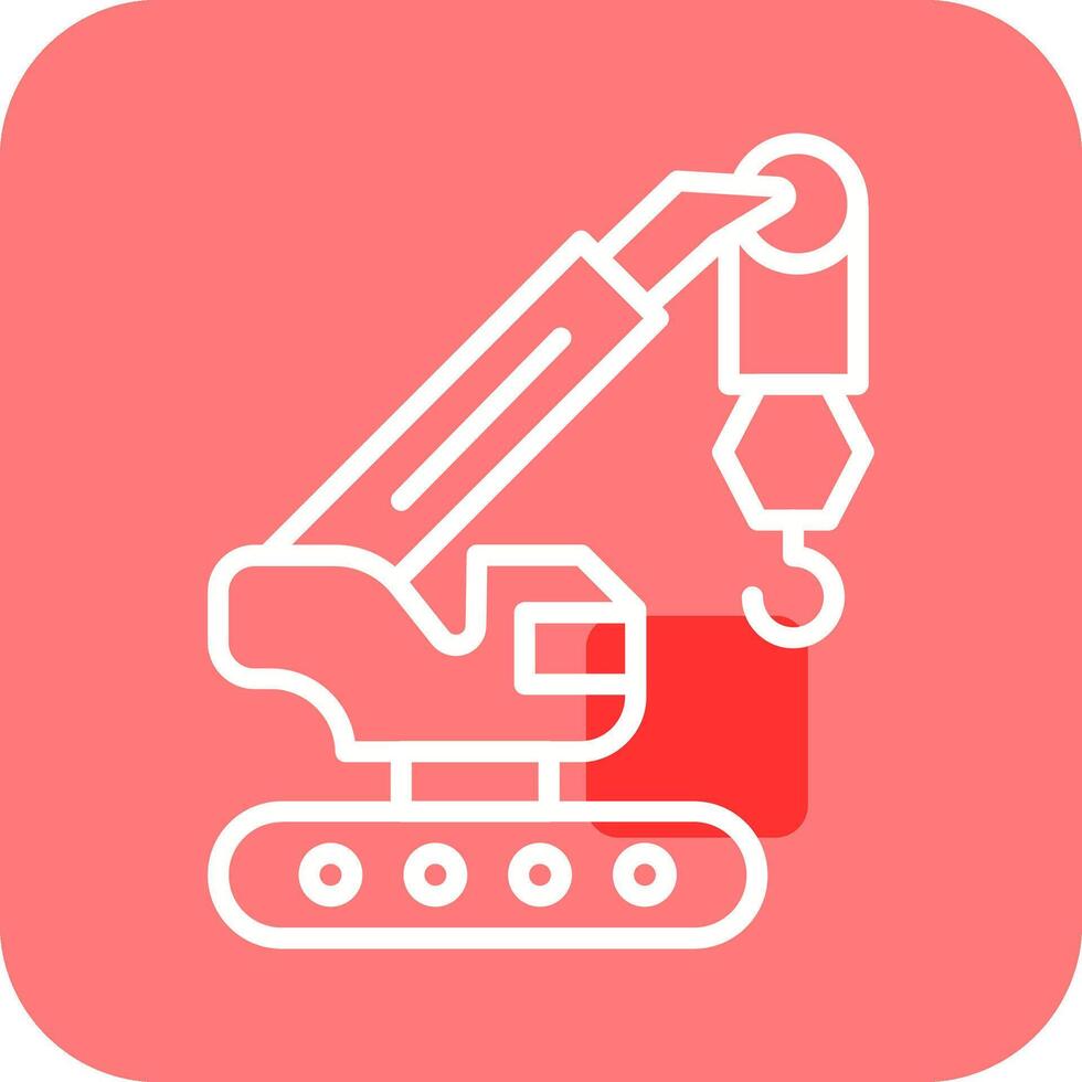 Harbor Crane Vector Icon