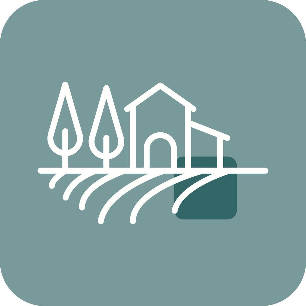 Farm House Vector Icon