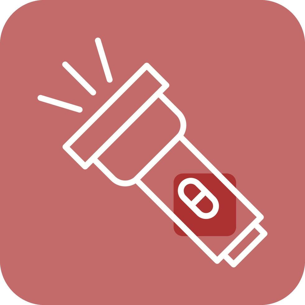 Flashlight Vector Icon