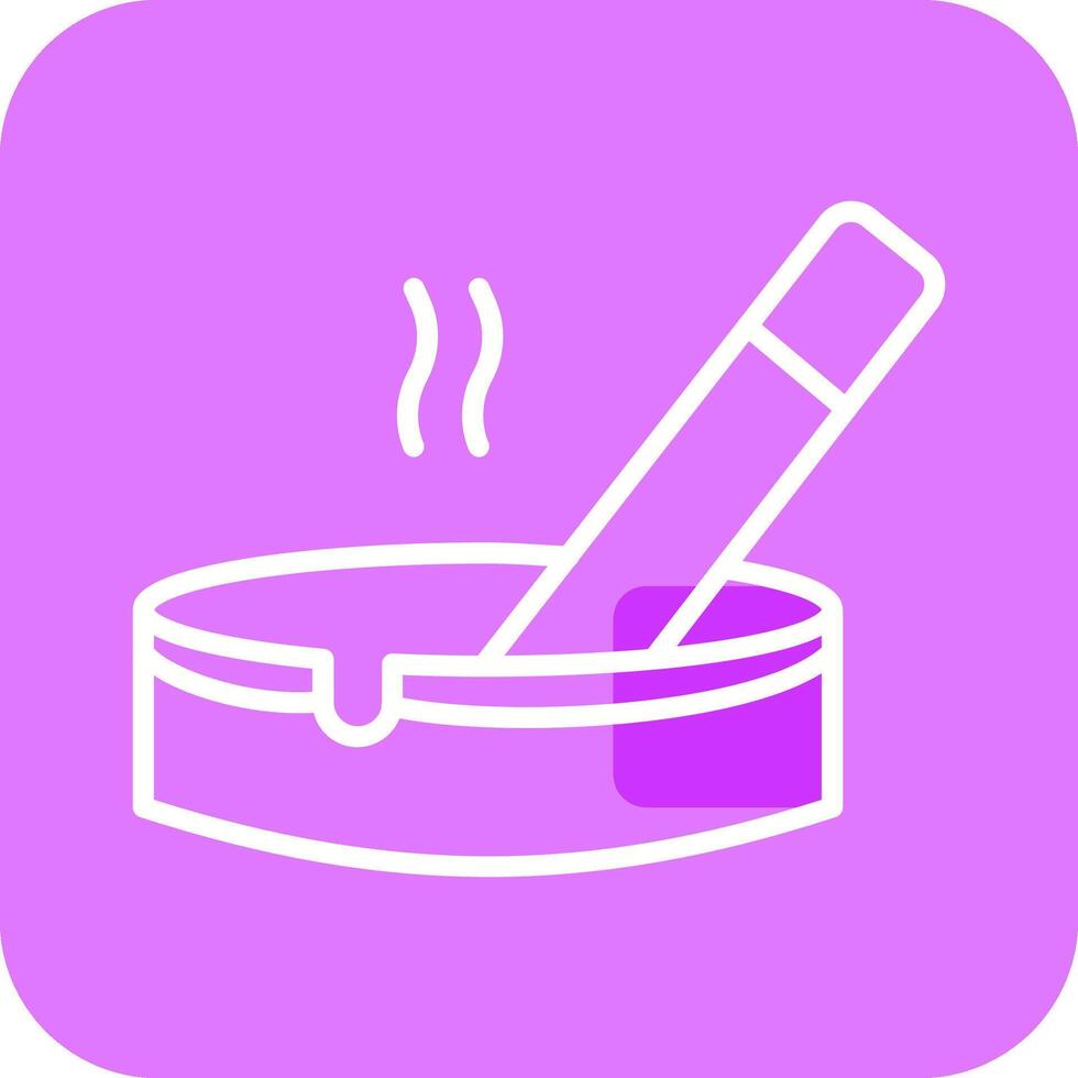 Ashtray Vector Icon