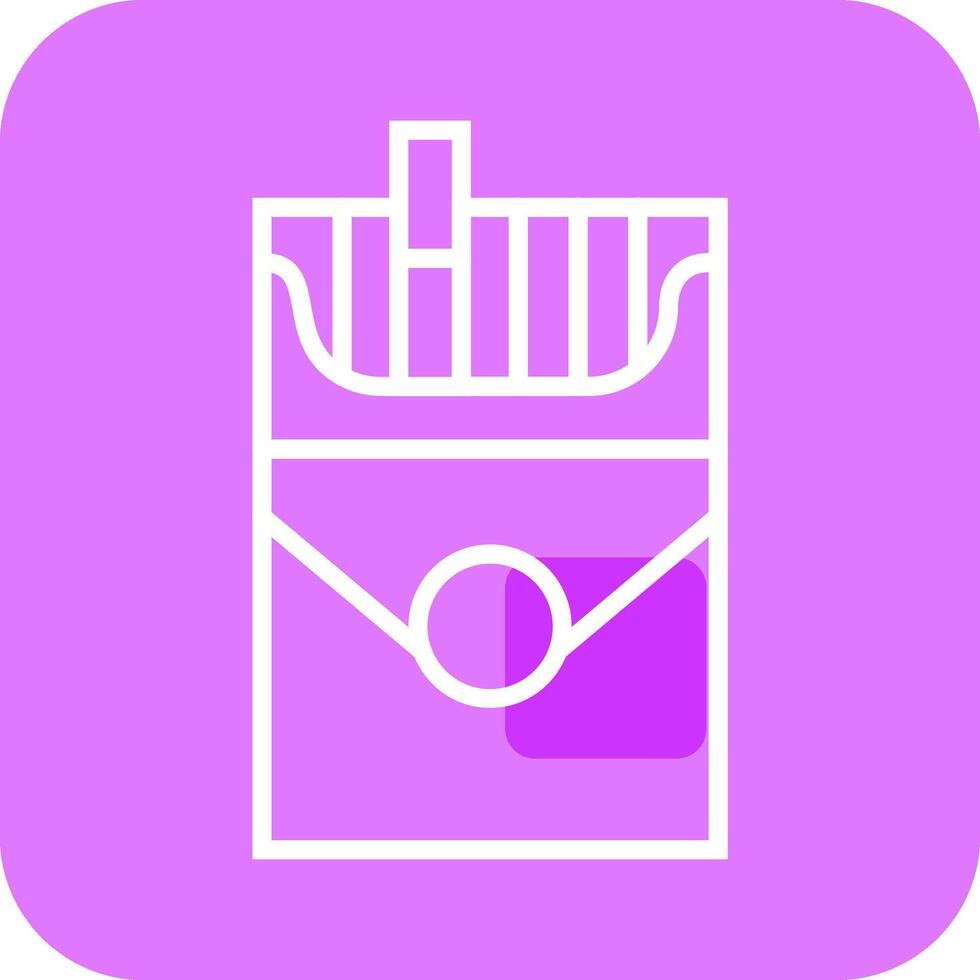 Cigarette Pack Vector Icon