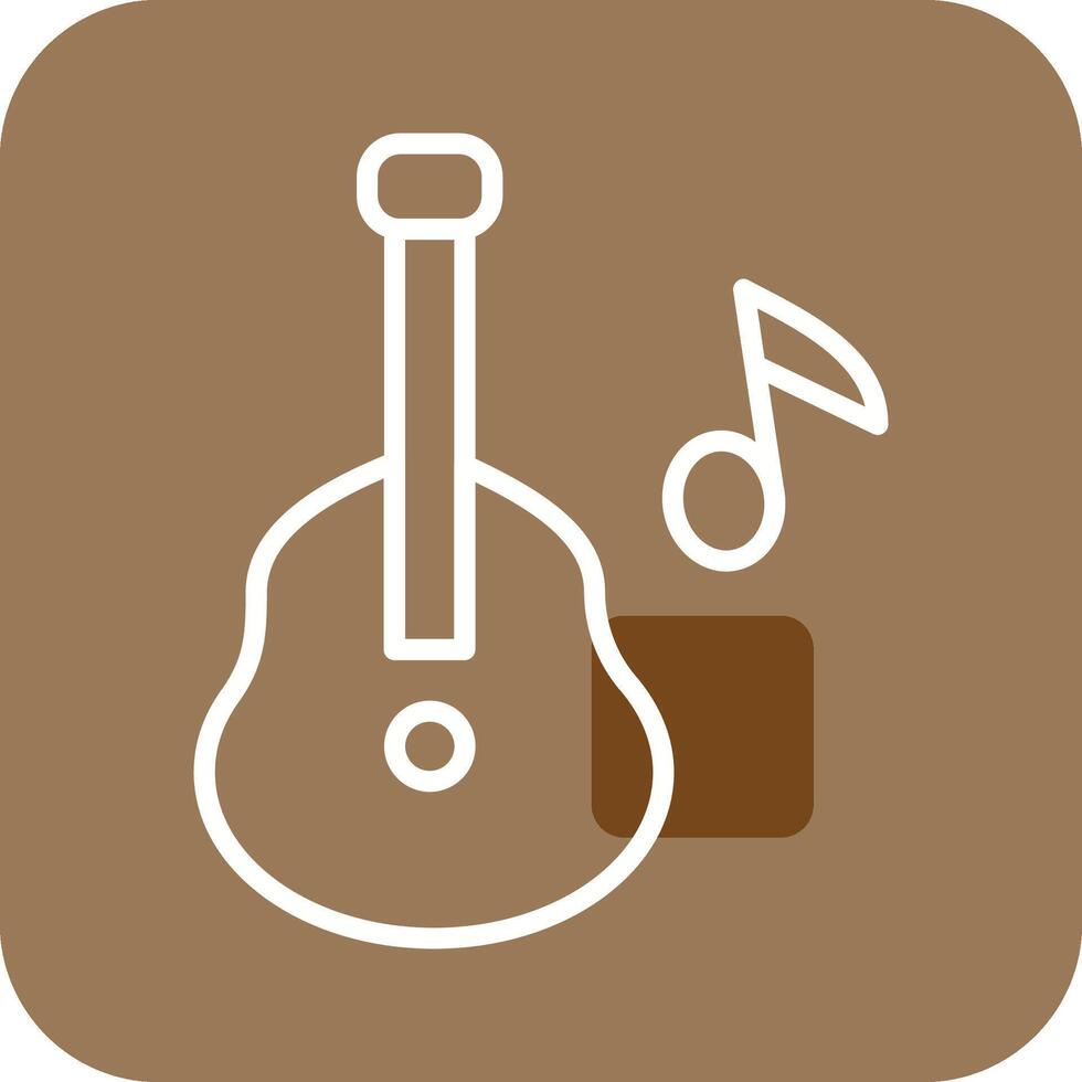 icono de vector de guitarra