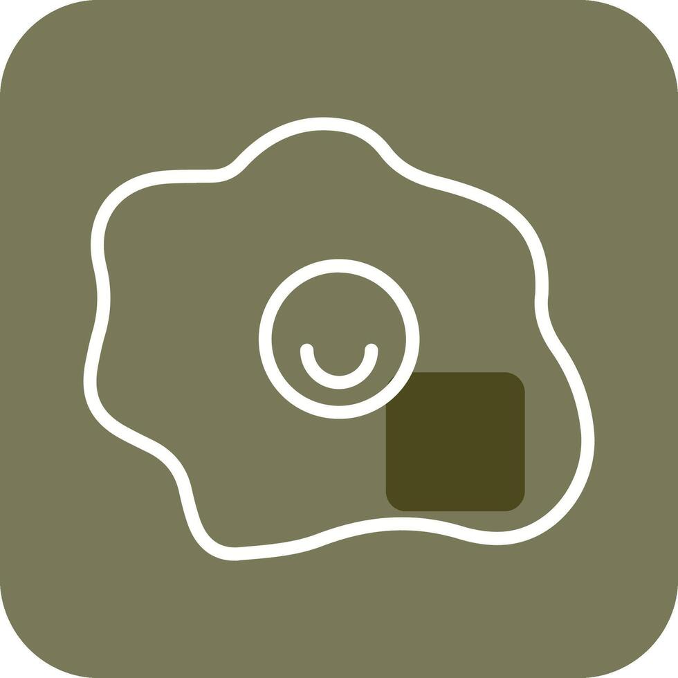 Fried Egg Vector Icon