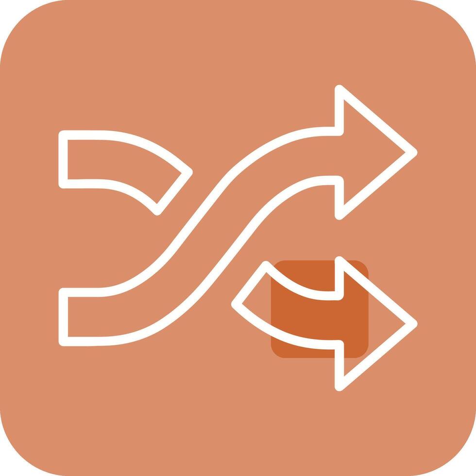 Shuffle Vector Icon