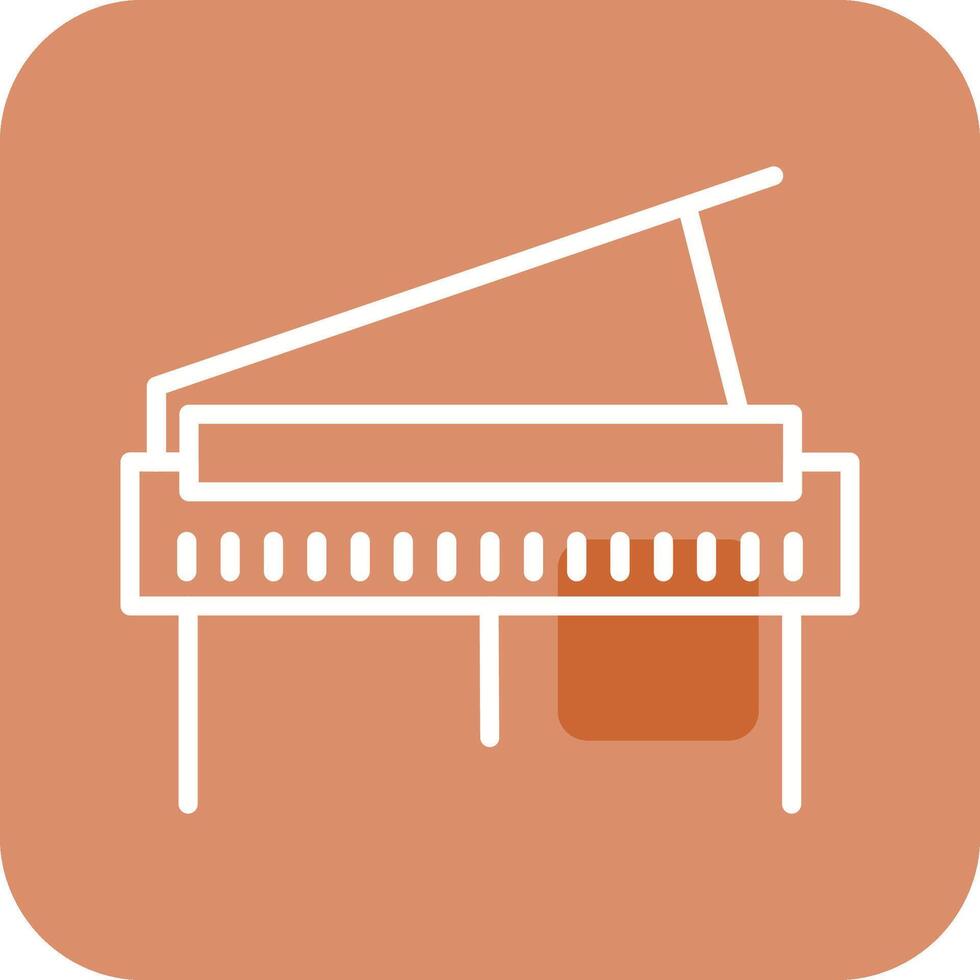 Grand Piano Vector Icon