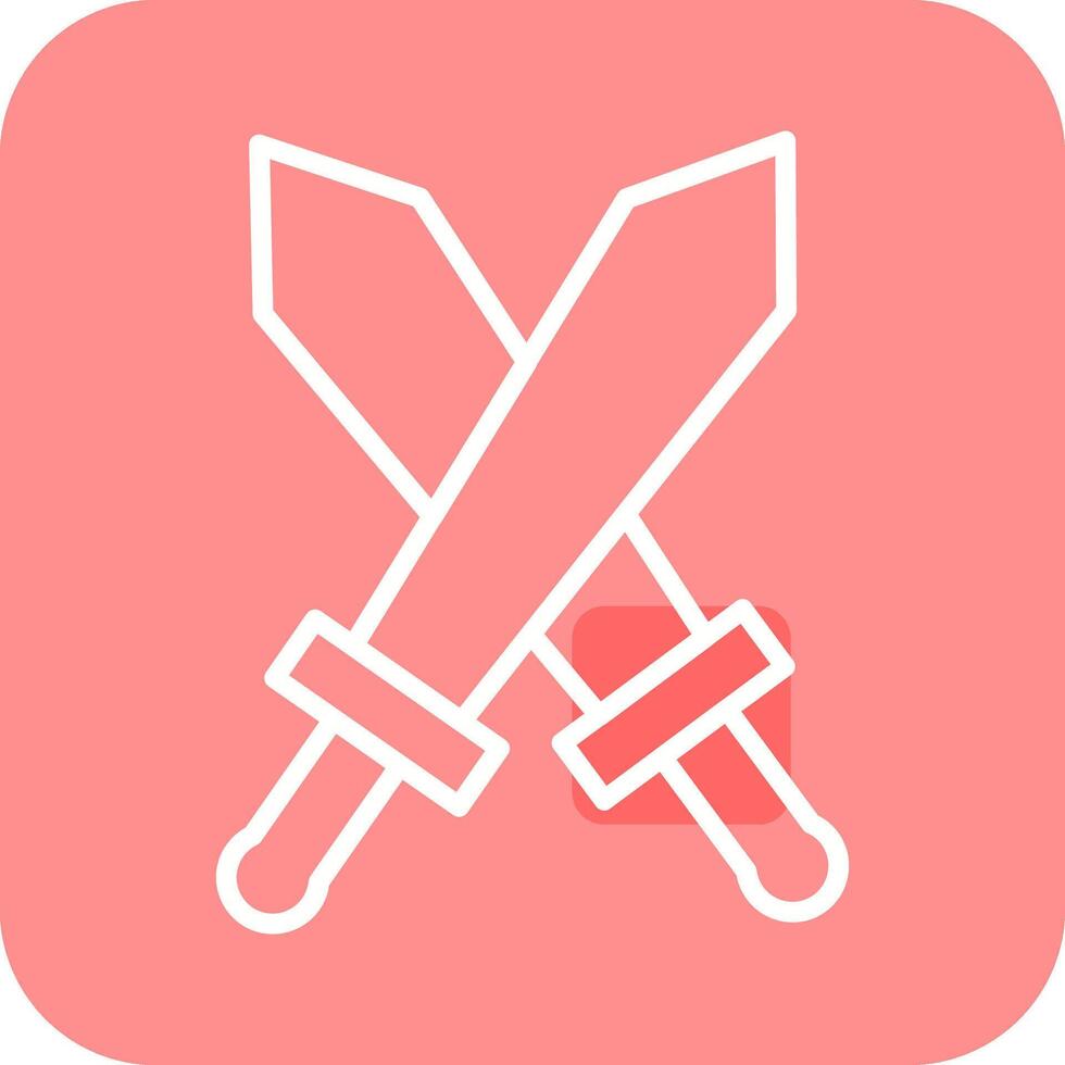 Two Swords Vector Icon
