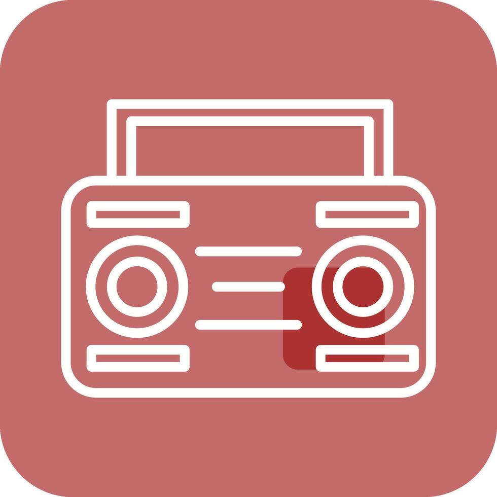 Cassette Player Vector Icon