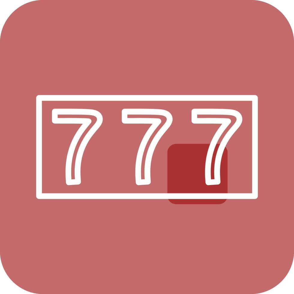 Triple Sevens Vector Icon