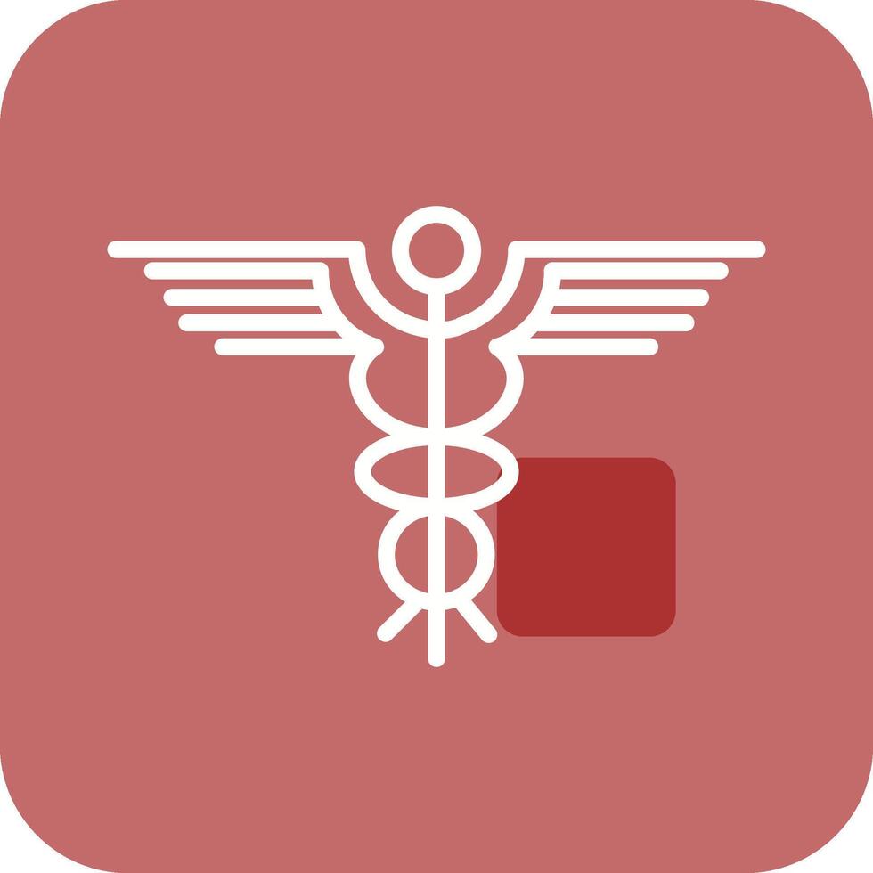 Caduceus Vector Icon