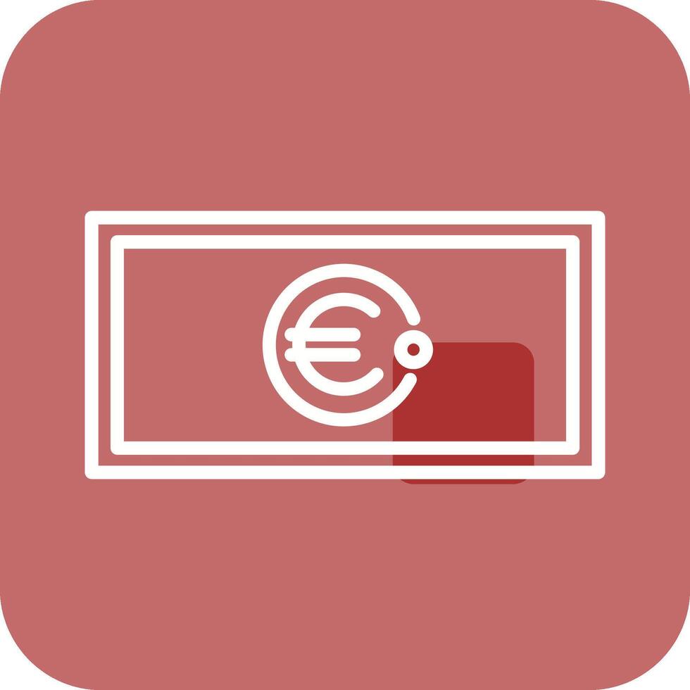 icono de vector de euro