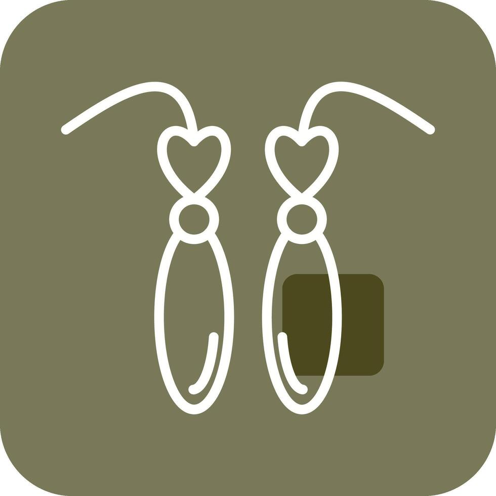 Earrings Vector Icon