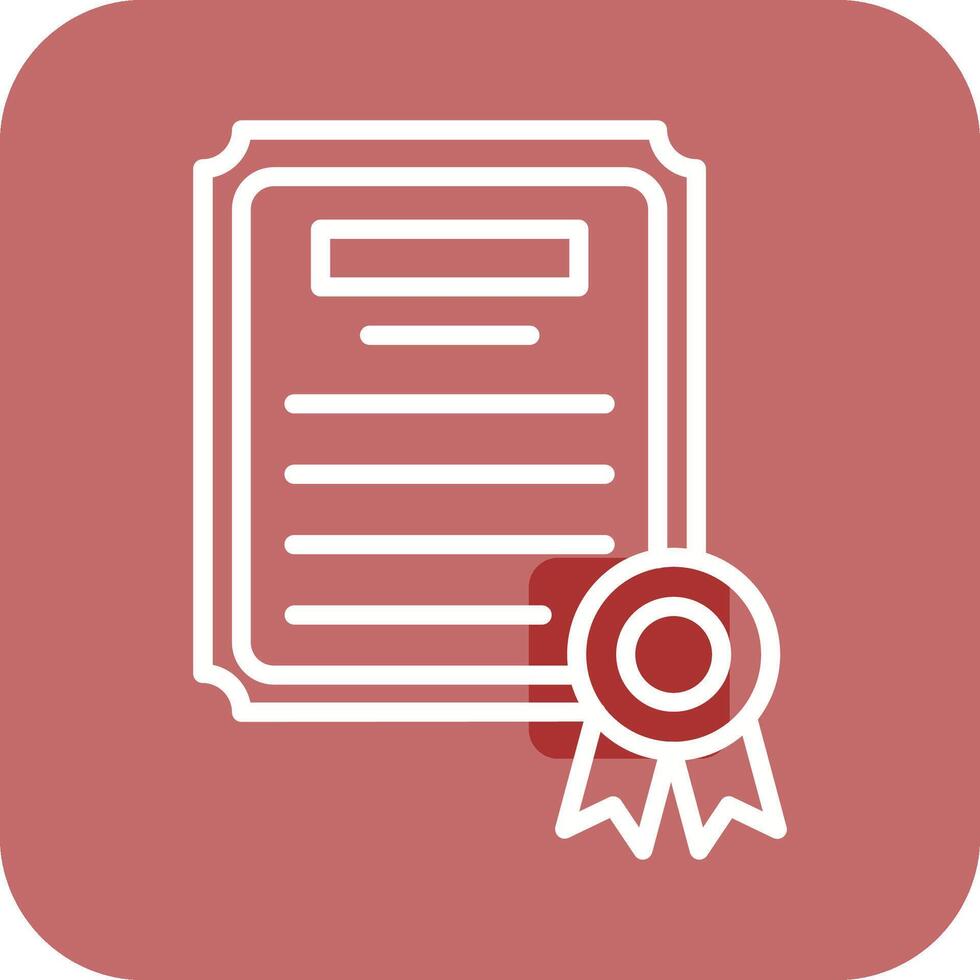 Diploma Vector Icon