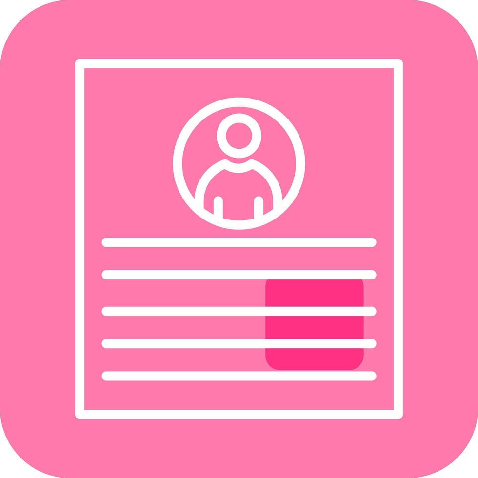 Client Profile Vector Icon