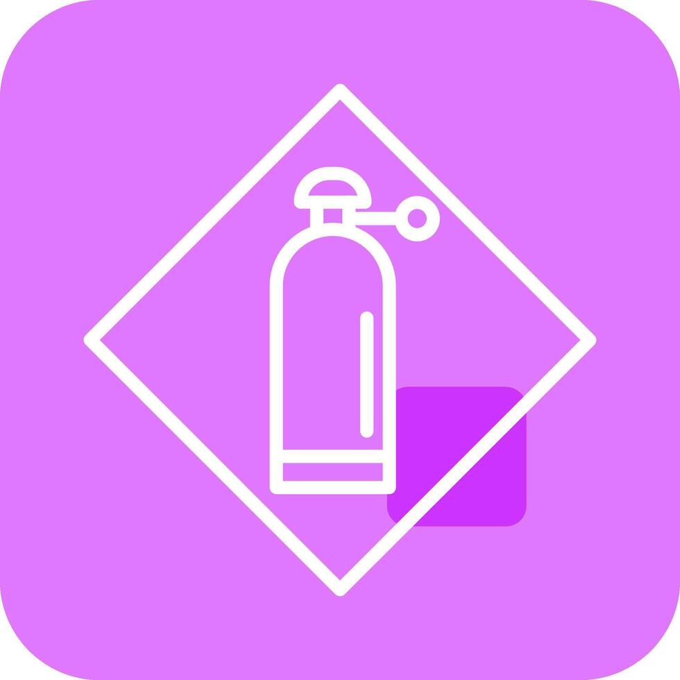 Pressurized Cylinder Vector Icon