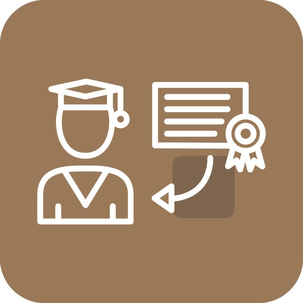 Receiving Degree Vector Icon