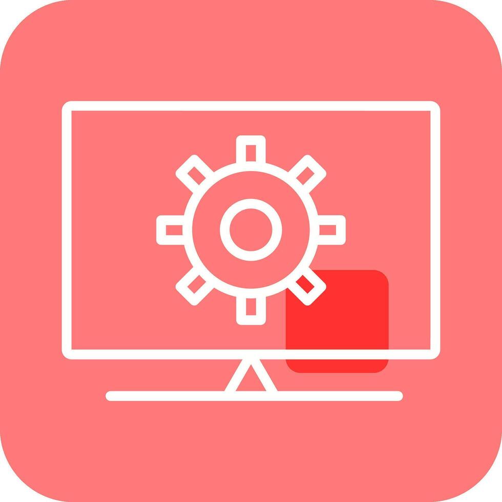 Computer Settings Vector Icon
