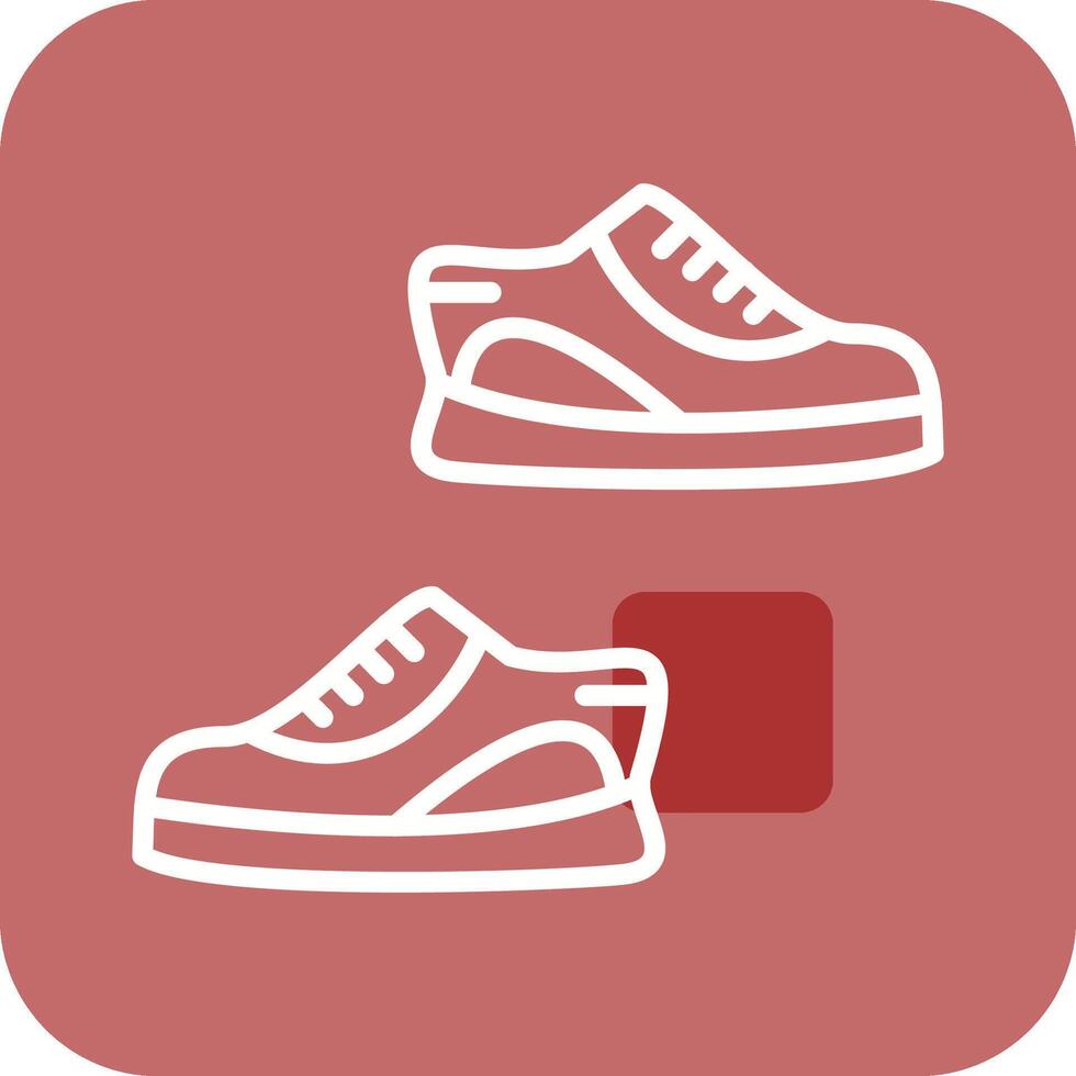 icono de vector de zapatillas