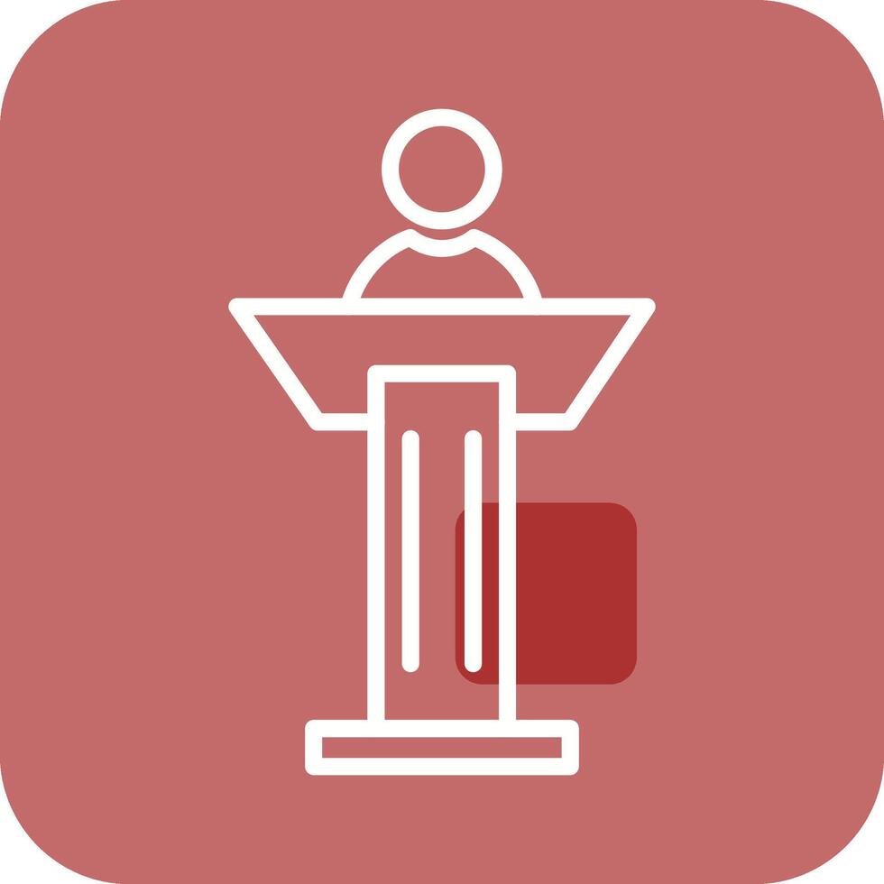 Podium Vector Icon