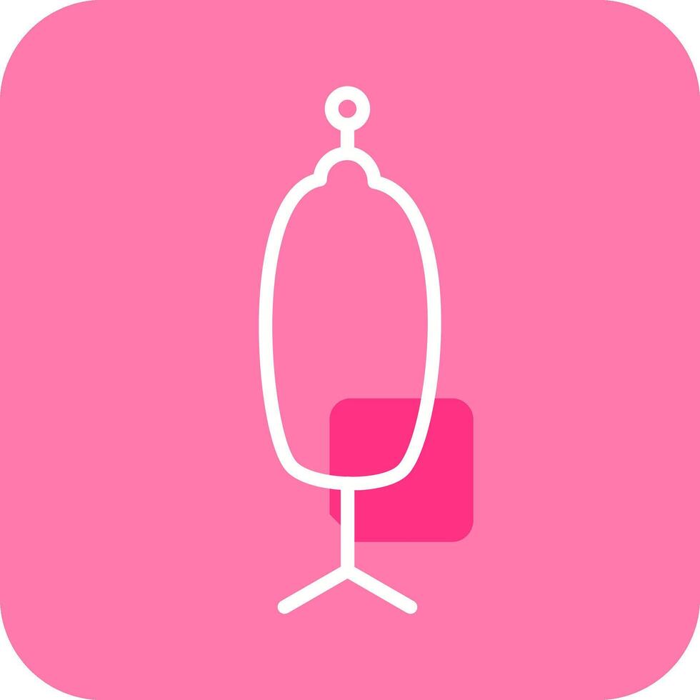 Dress Holder Vector Icon