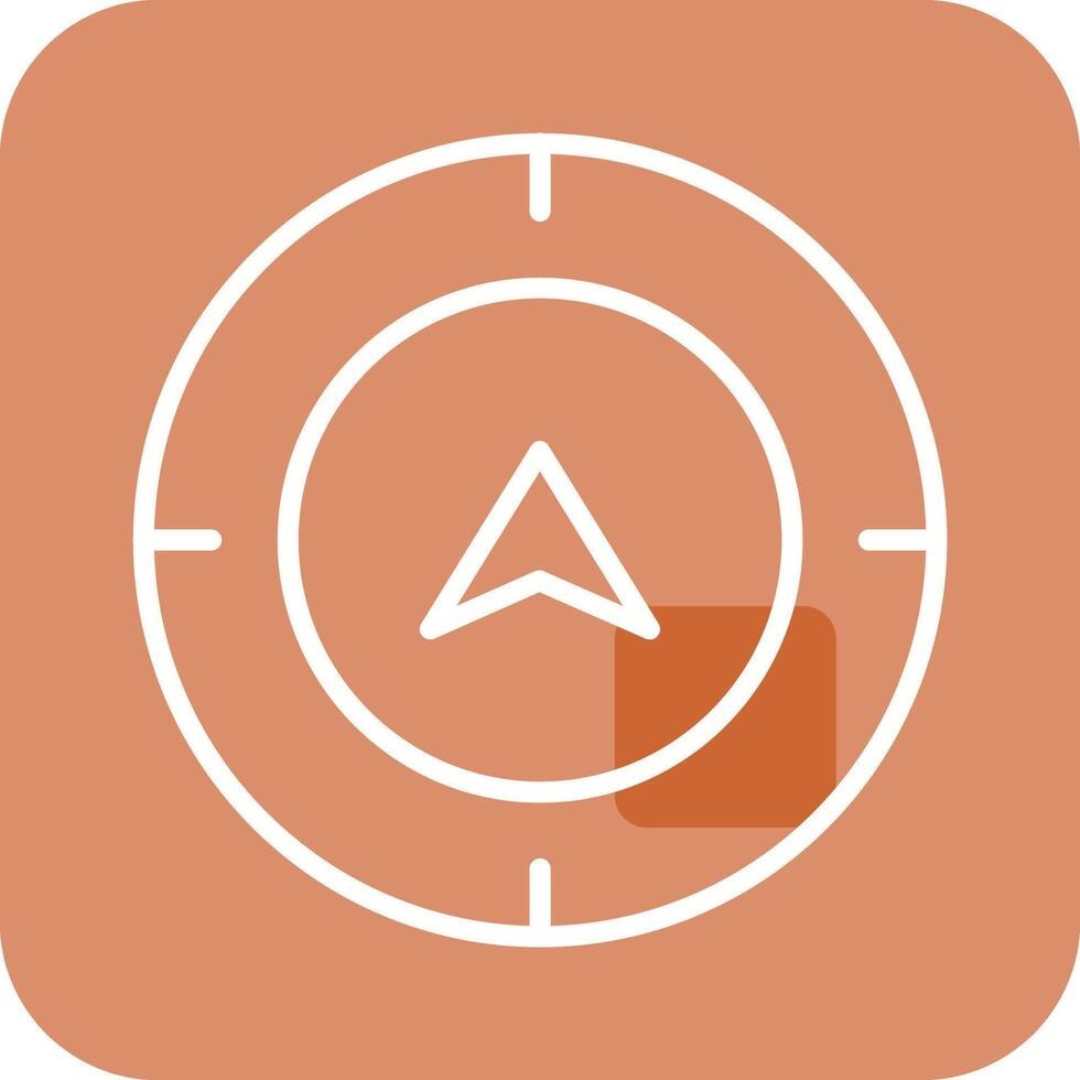 Directional Compass Vector Icon