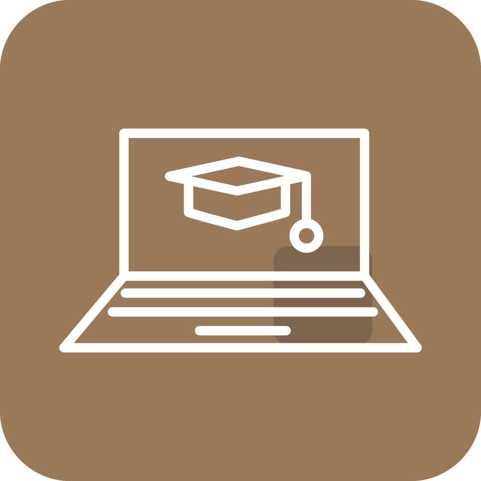 Online Degree Vector Icon