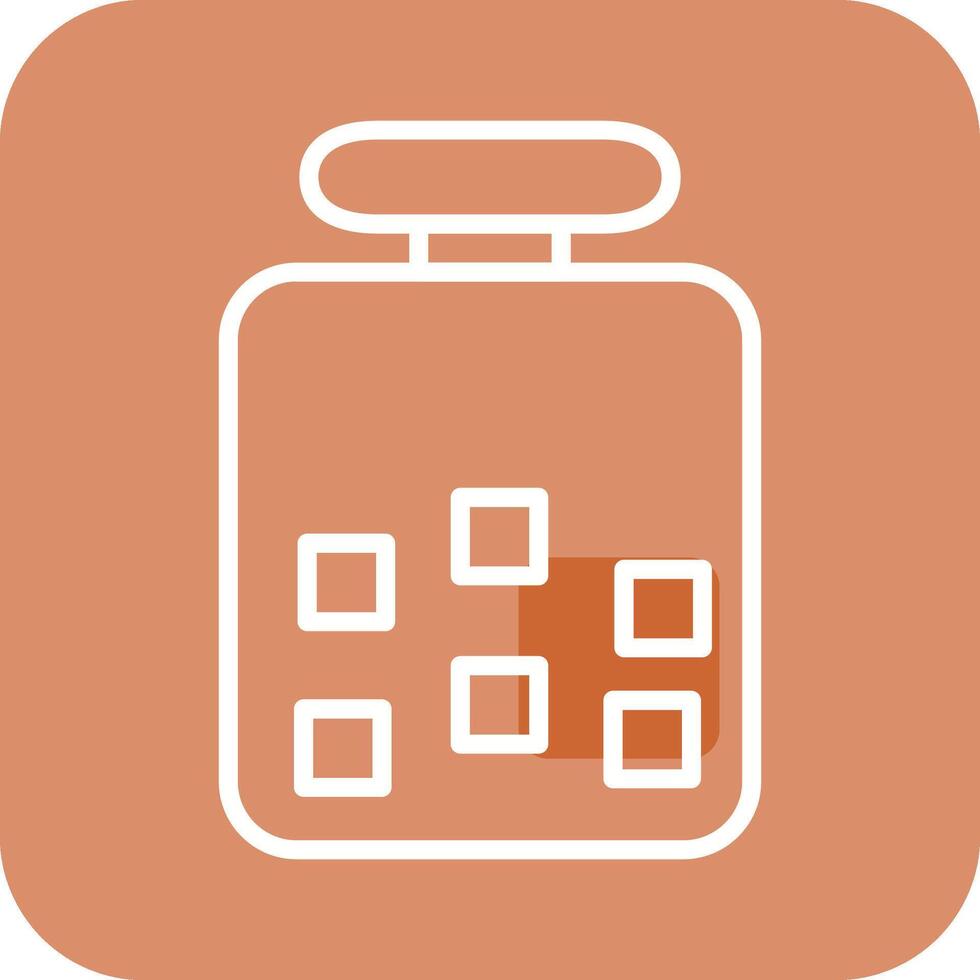 Sugar Bottle Vector Icon