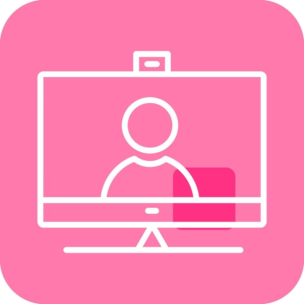 Video Communication Vector Icon