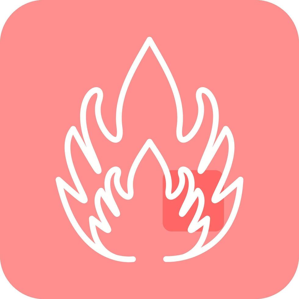 Flammable Material Vector Icon