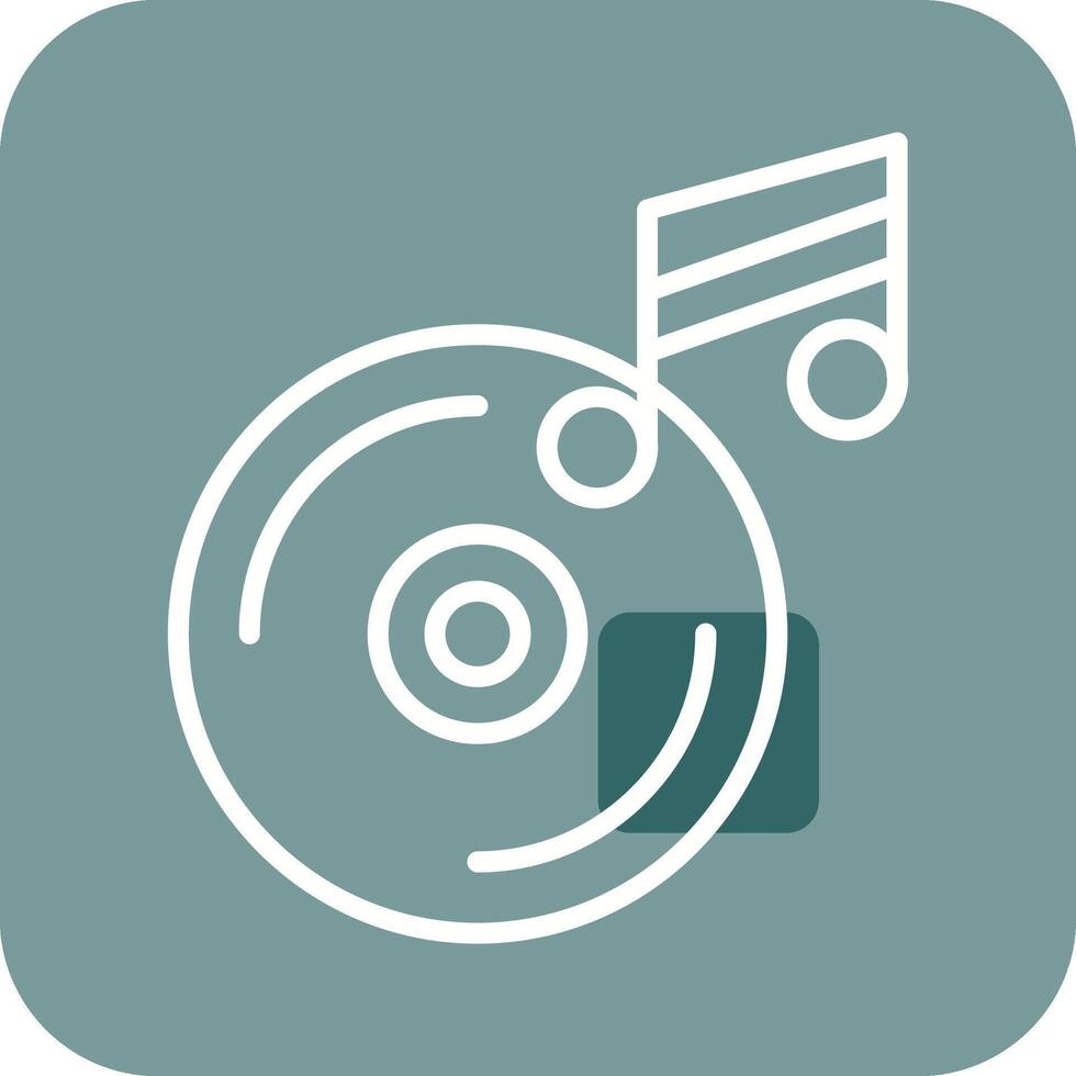 Music CD Vector Icon