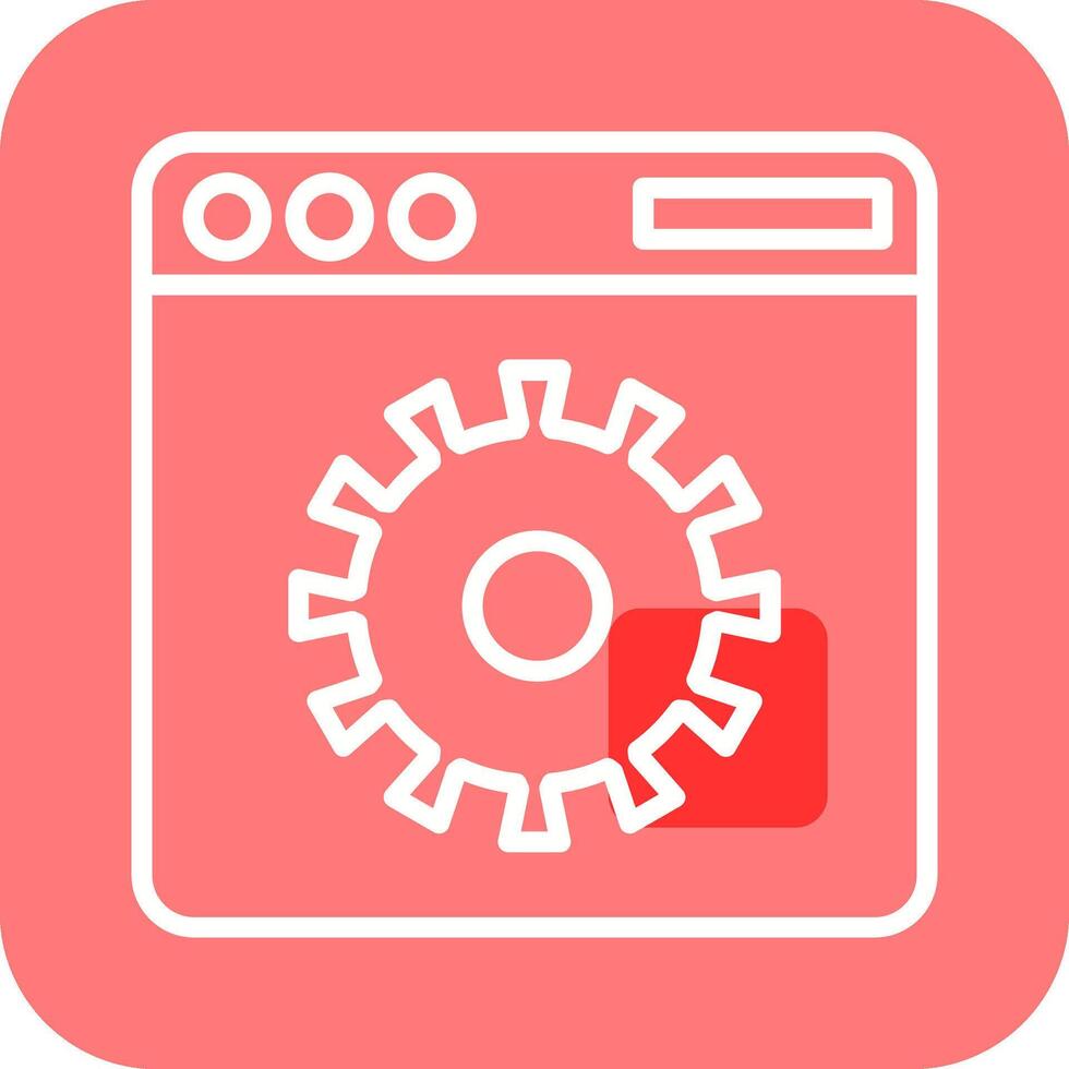 Website Settings Vector Icon