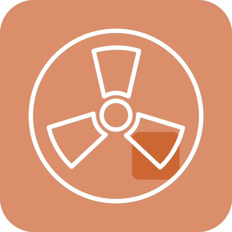 Radiation Vector Icon