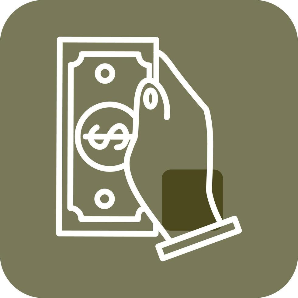 Cash Receiving Vector Icon