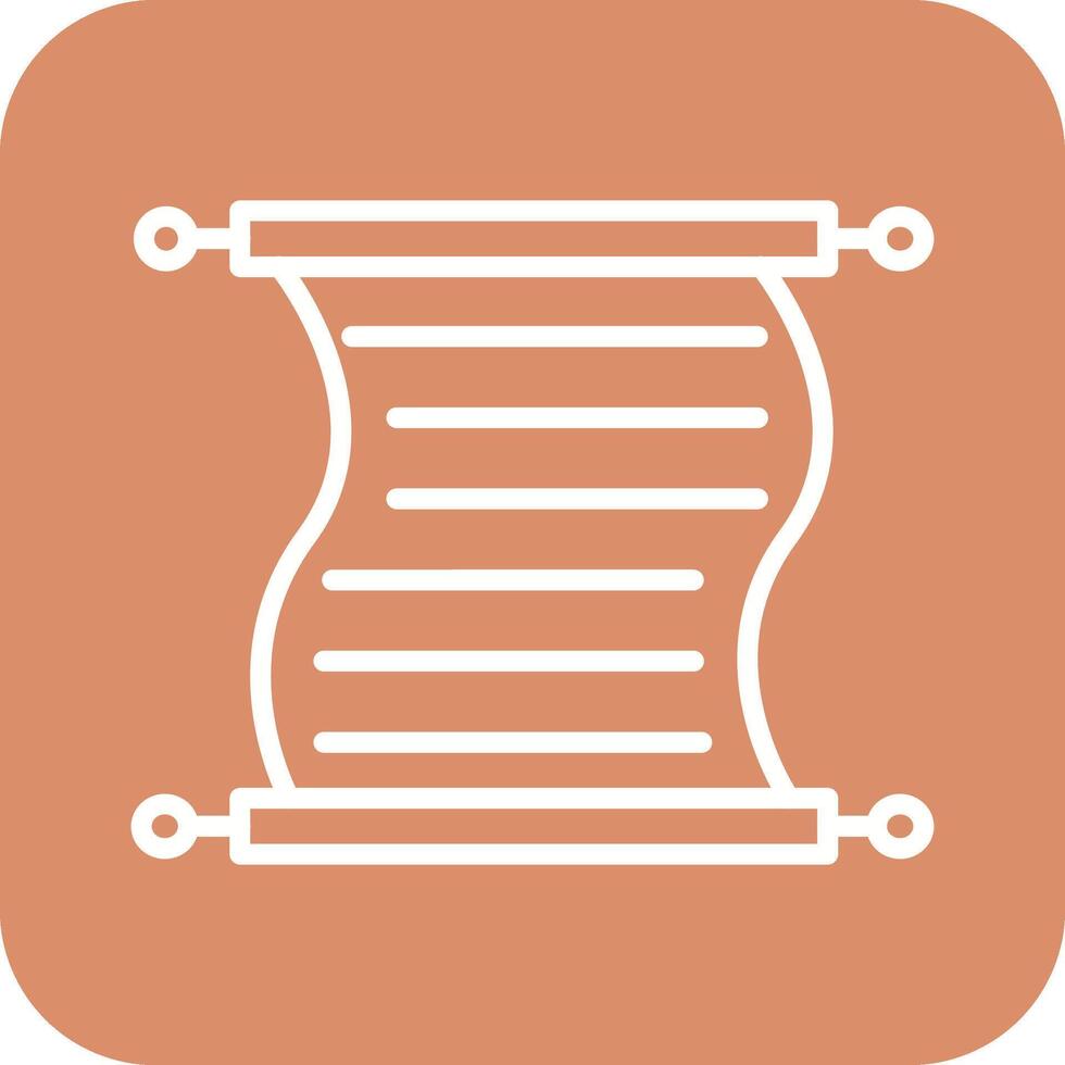 Scroll of Paper Vector Icon