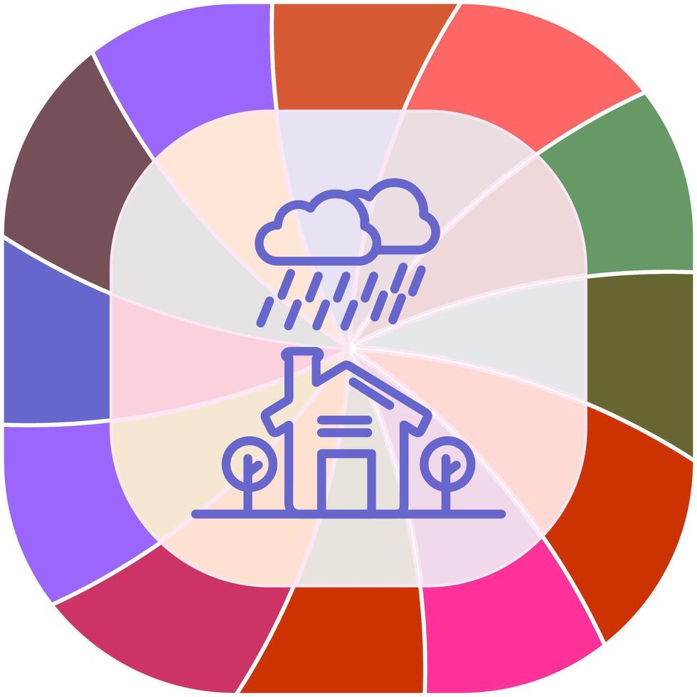 Rain Vector Icon