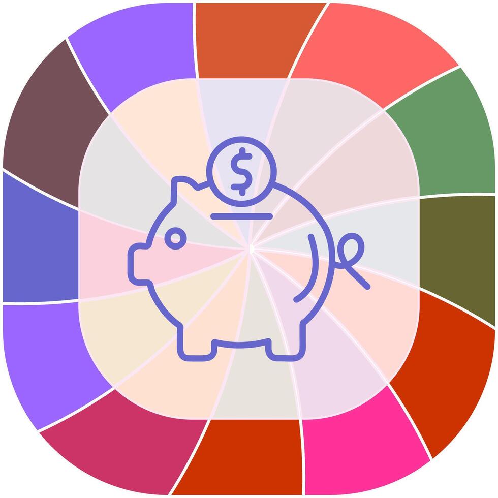 Piggy Bank Vector Icon