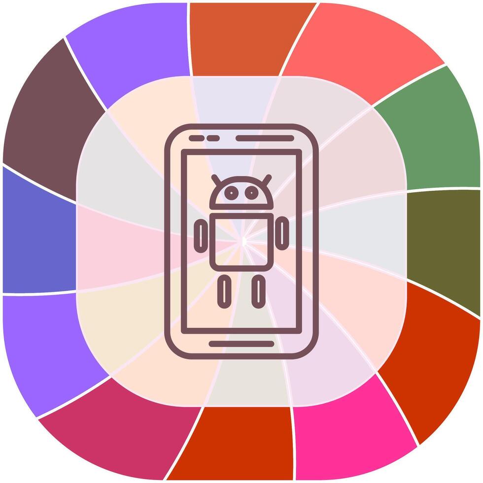 icono de vector de Android