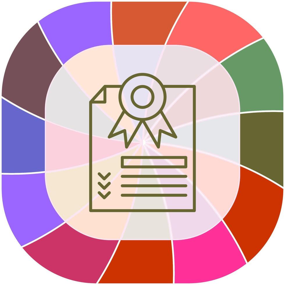 Diploma Vector Icon