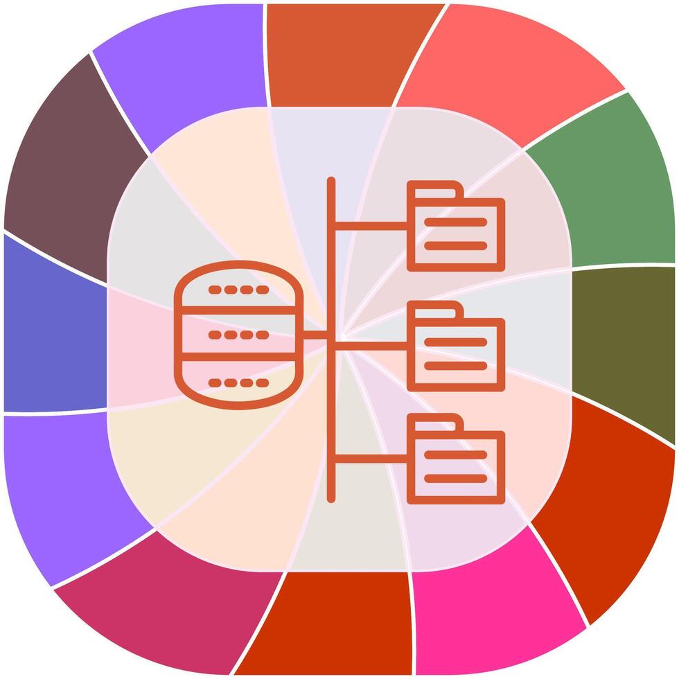 Data Structure Vector Icon