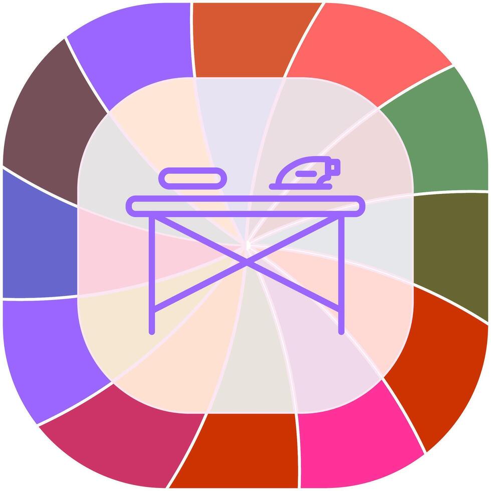 Iron Stand Vector Icon